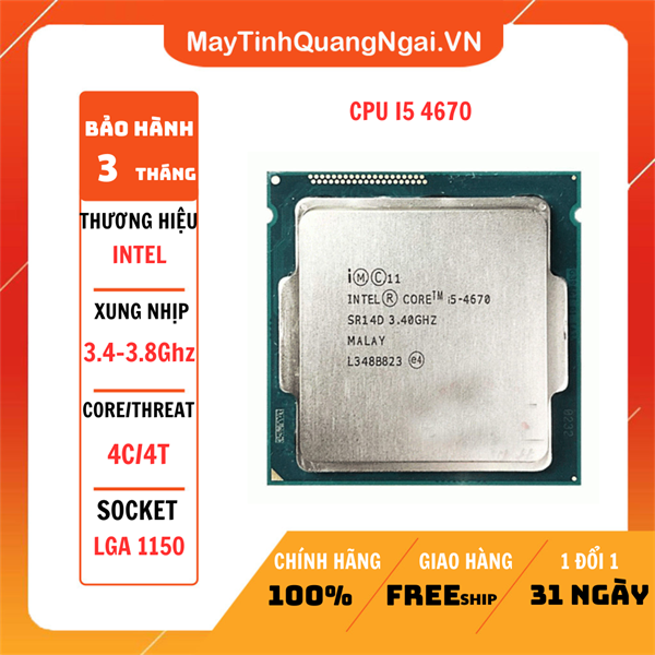 CPU I5 4670