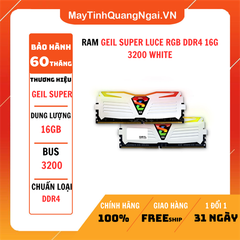 RAM GEIL SUPER LUCE RGB DDR4 16G 3200 WHITE