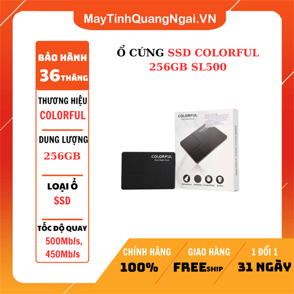Ổ CỨNG SSD COLORFUL 256GB SL500