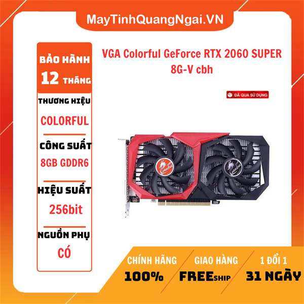 VGA Colorful GeForce RTX 2060 SUPER 8G-V cbh