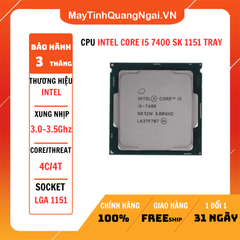 CPU INTEL CORE I5 7400 SK 1151 TRAY