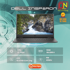 LAPTOP DELL Inspiron 3501 i3-1115G4/8GB/256GB SSD/15.6