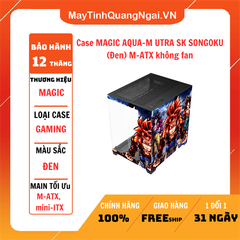 Case MAGIC AQUA-M UTRA SK SONGOKU (Đen) M-ATX không fan