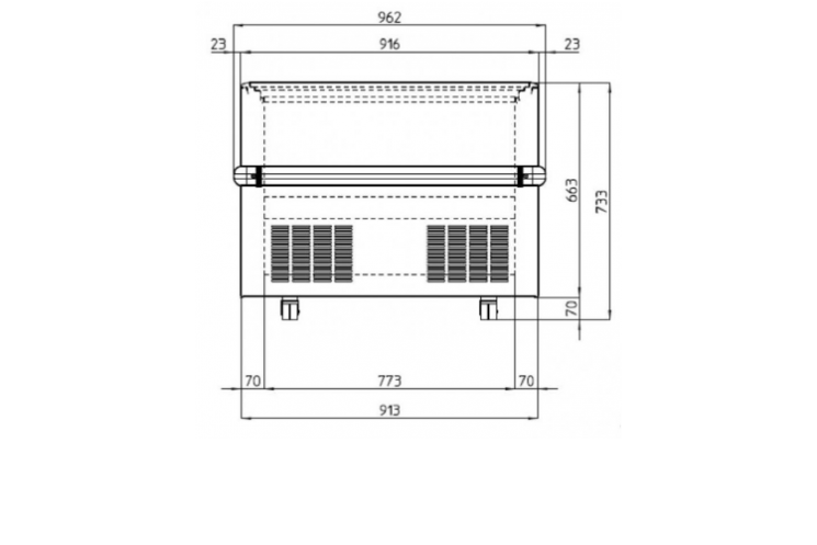 Tủ đông trưng bày thực phẩm IARP STELLA 200