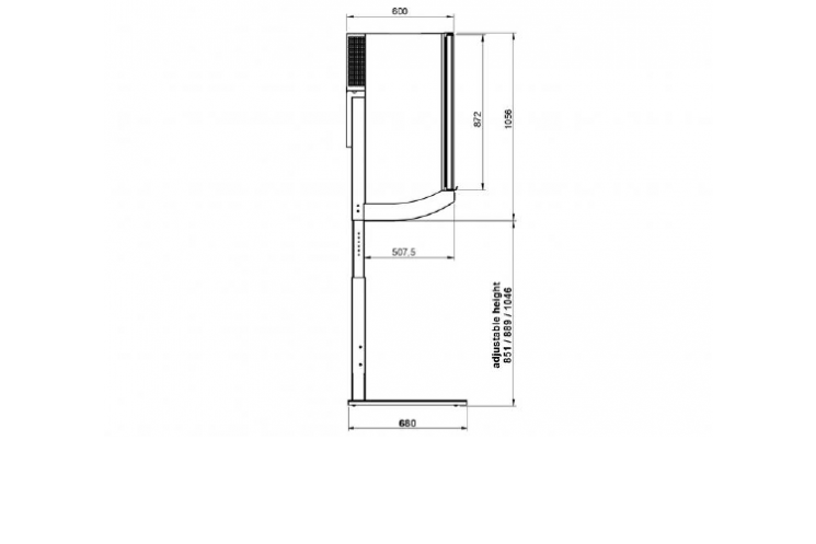 Tủ đông mát trưng bày thực phẩm IARP AMAZE S 100