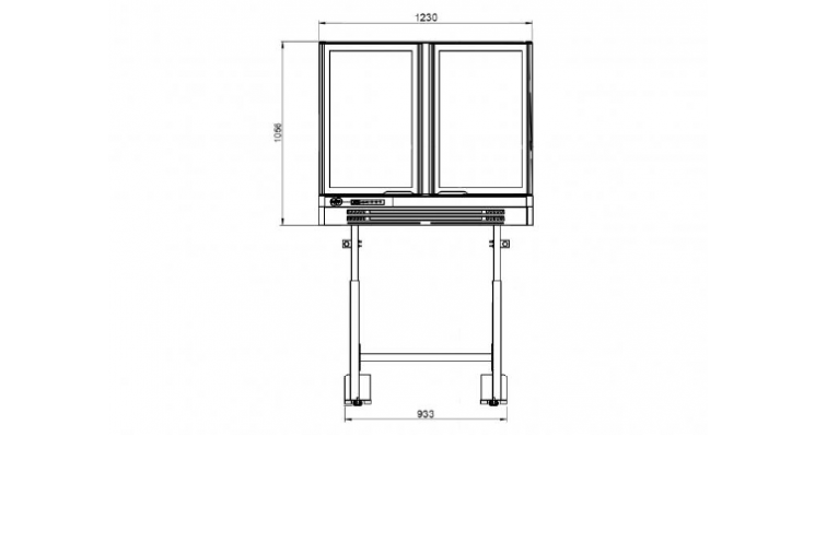 Tủ đông mát trưng bày thực phẩm IARP AMAZE 130