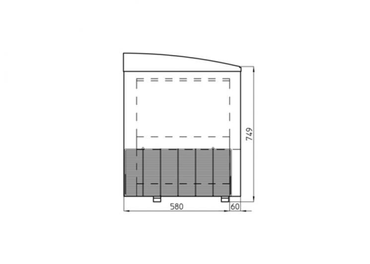 Tủ đông trưng bày kem thực phẩm IARP DELTA 735