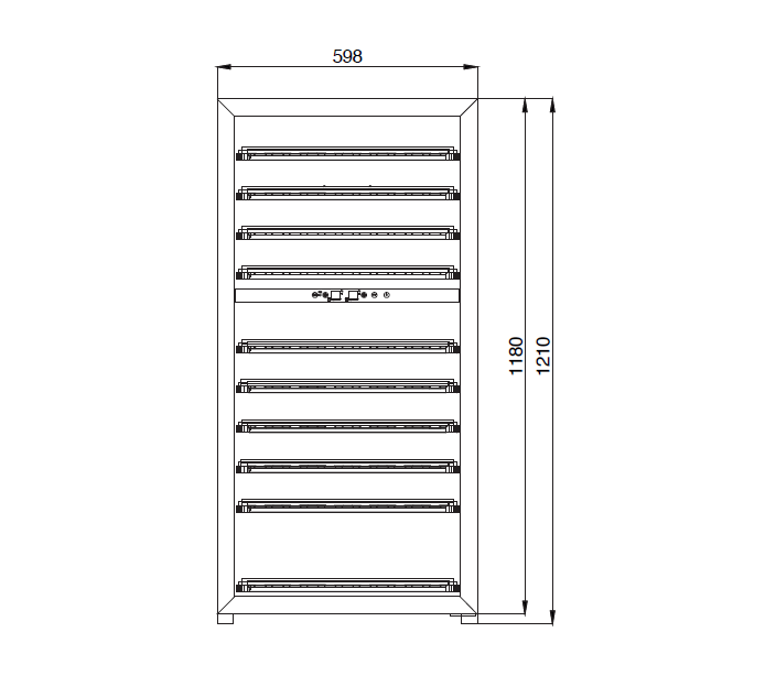 Tủ rượu IARP Scarlet 298 2T
