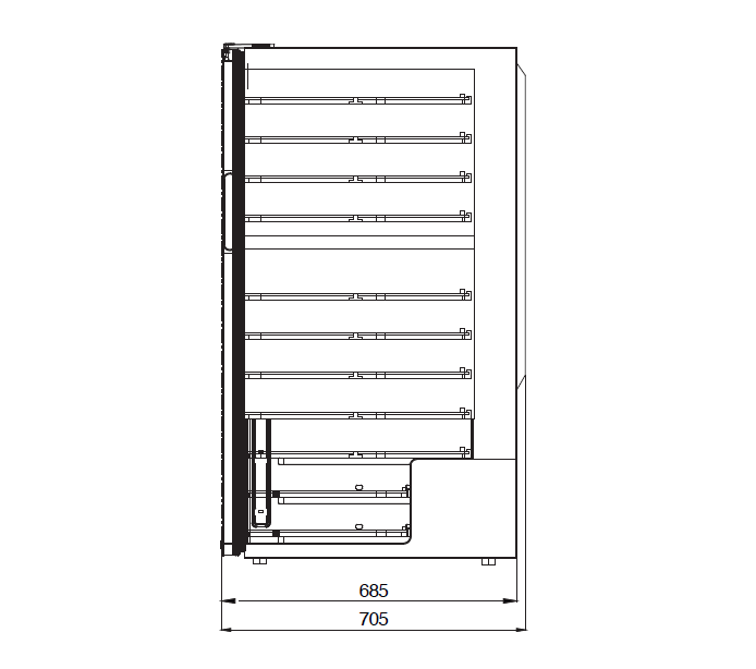 Tủ rượu IARP Scarlet 298 2T