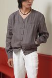 (ED) V-neck Shirt Coat