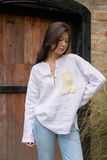 Crochet Vneck Shirt