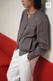 (ED) V-neck Shirt Coat
