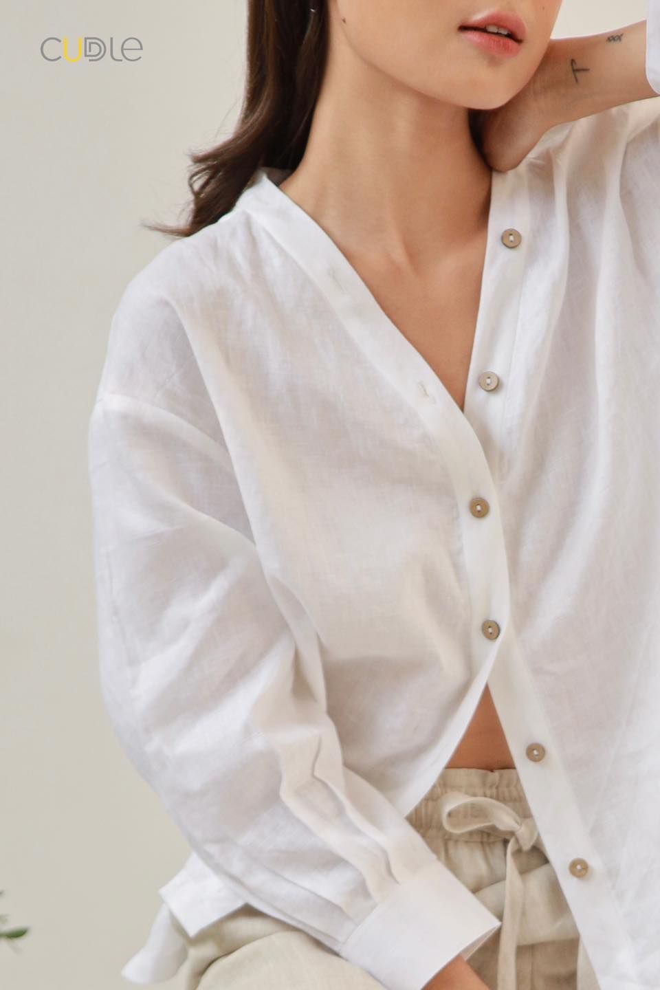 Vneck Shirt Coat