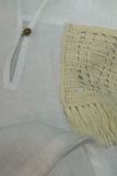 Crochet Vneck Shirt