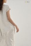 Band Collar Dress