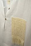 Crochet Vneck Shirt