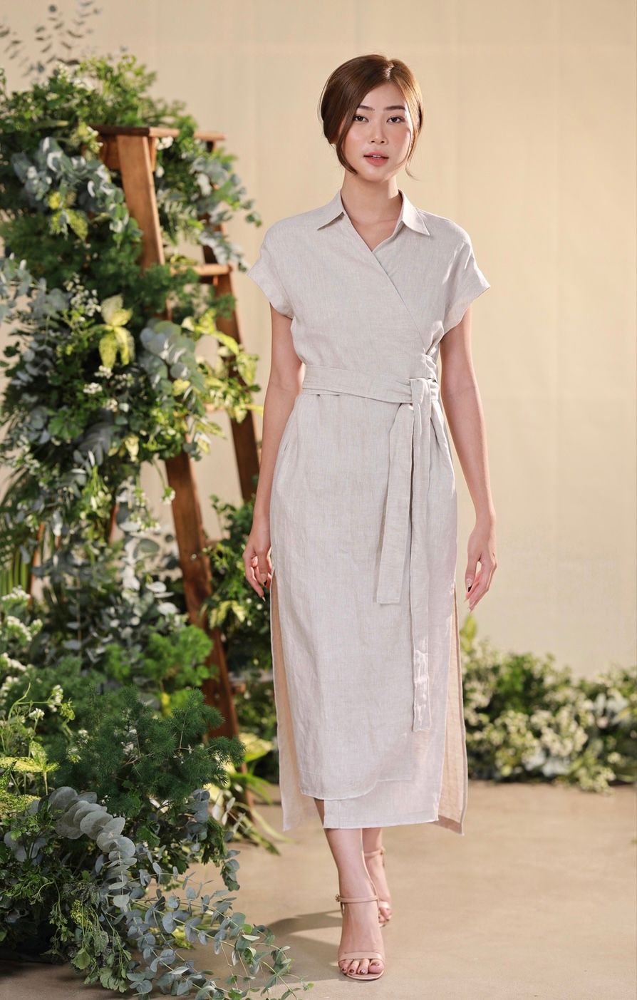 Long Wrap Dress