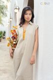 V-neck Shirtdress