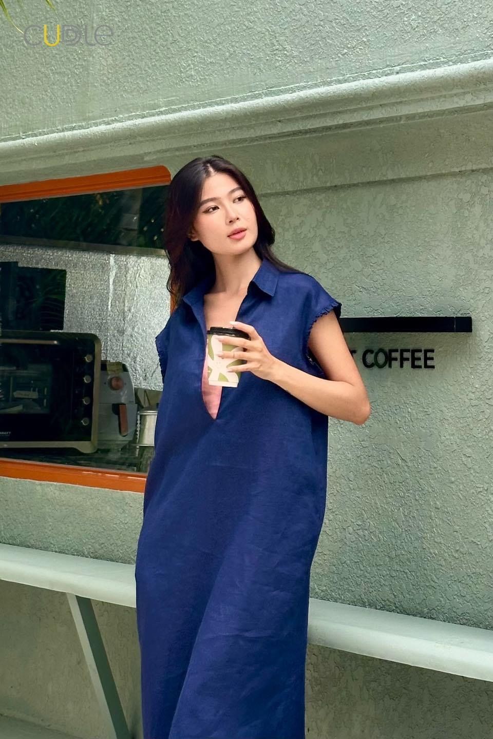 Vneck Shirtdress
