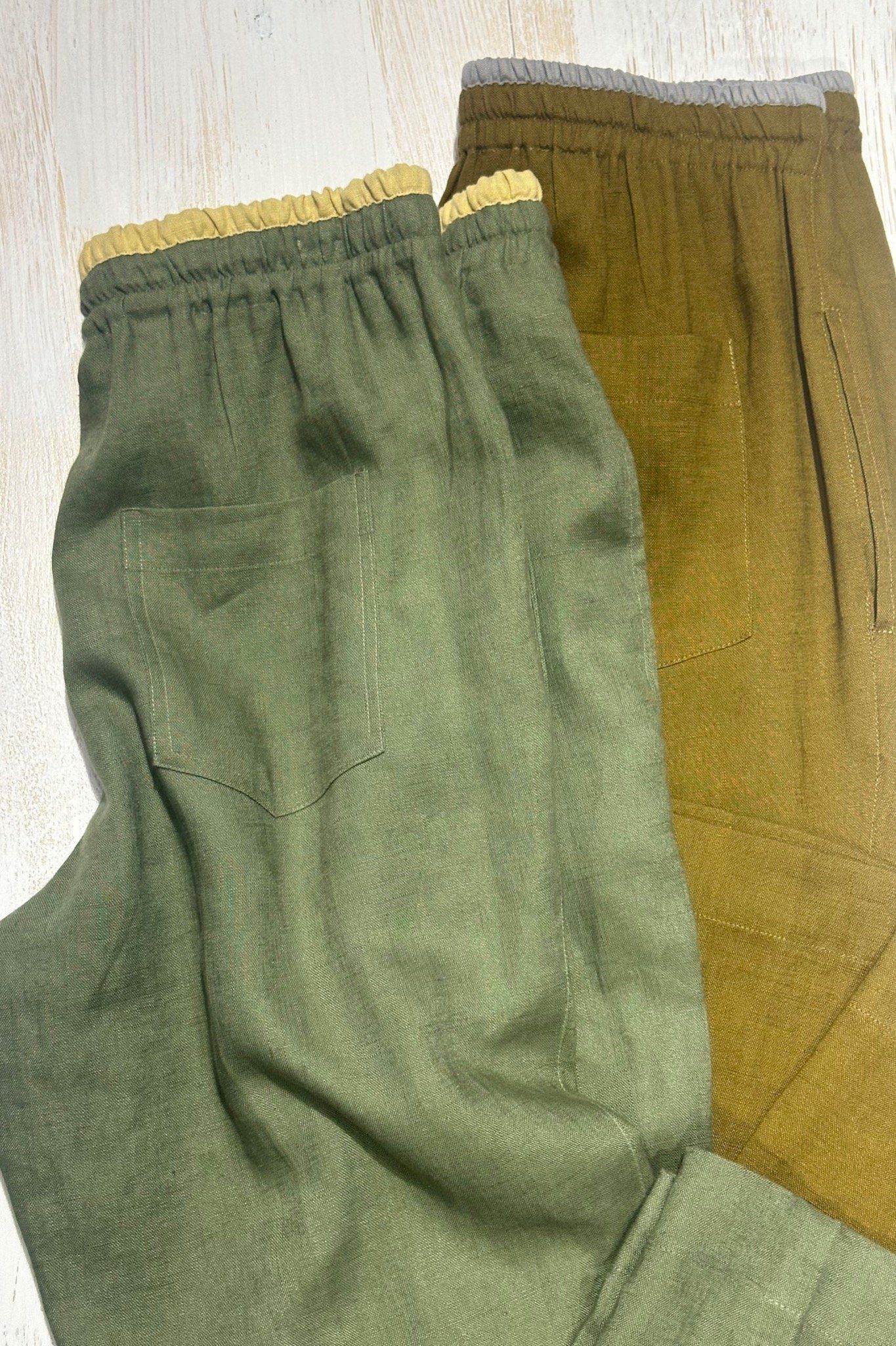 (Men) Elastic Waist Pants