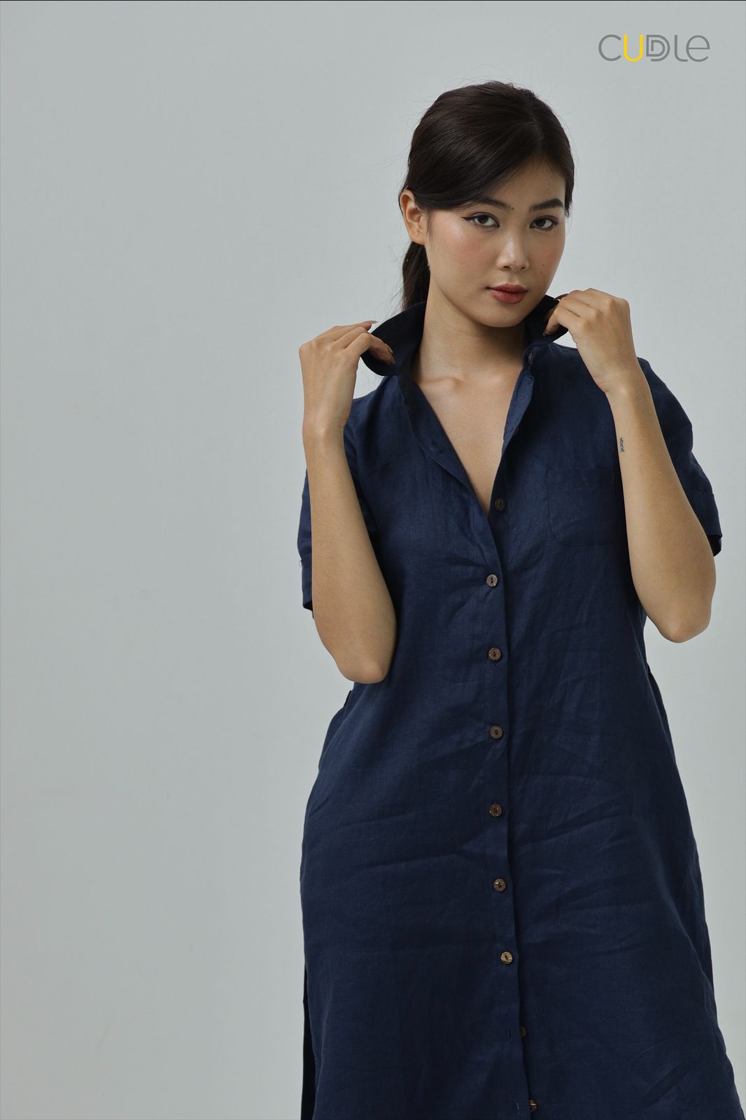 Short sleeve Shirt Dress