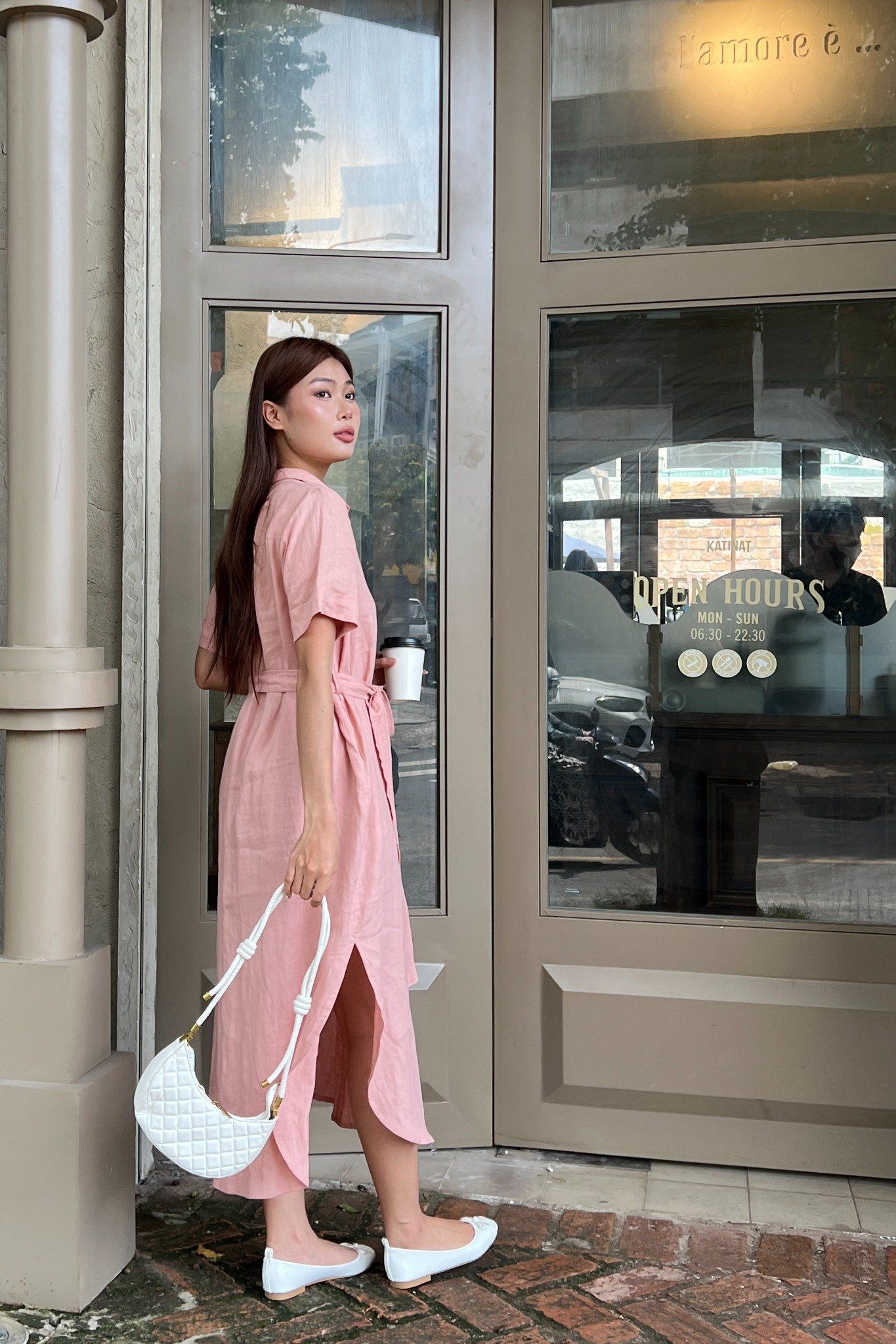 Short sleeve Shirt Dress