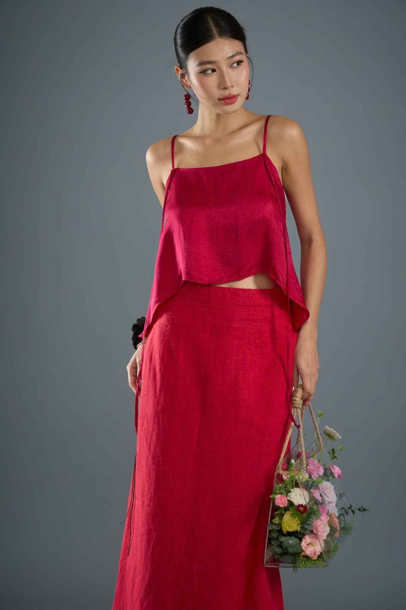 Rosy Top in Nha Xá Silk