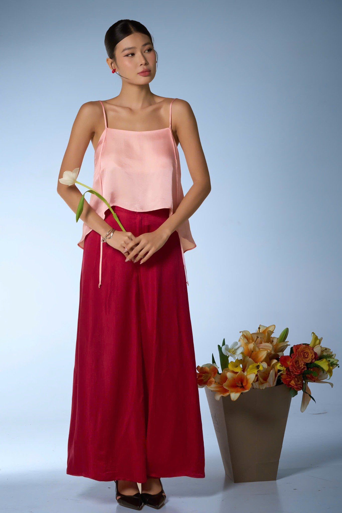 Rosy Top in Nha Xá Silk