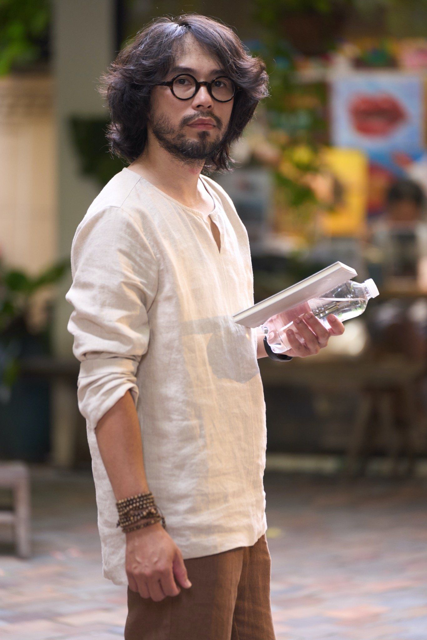 (Men) Round Neck LS Shirt - L009