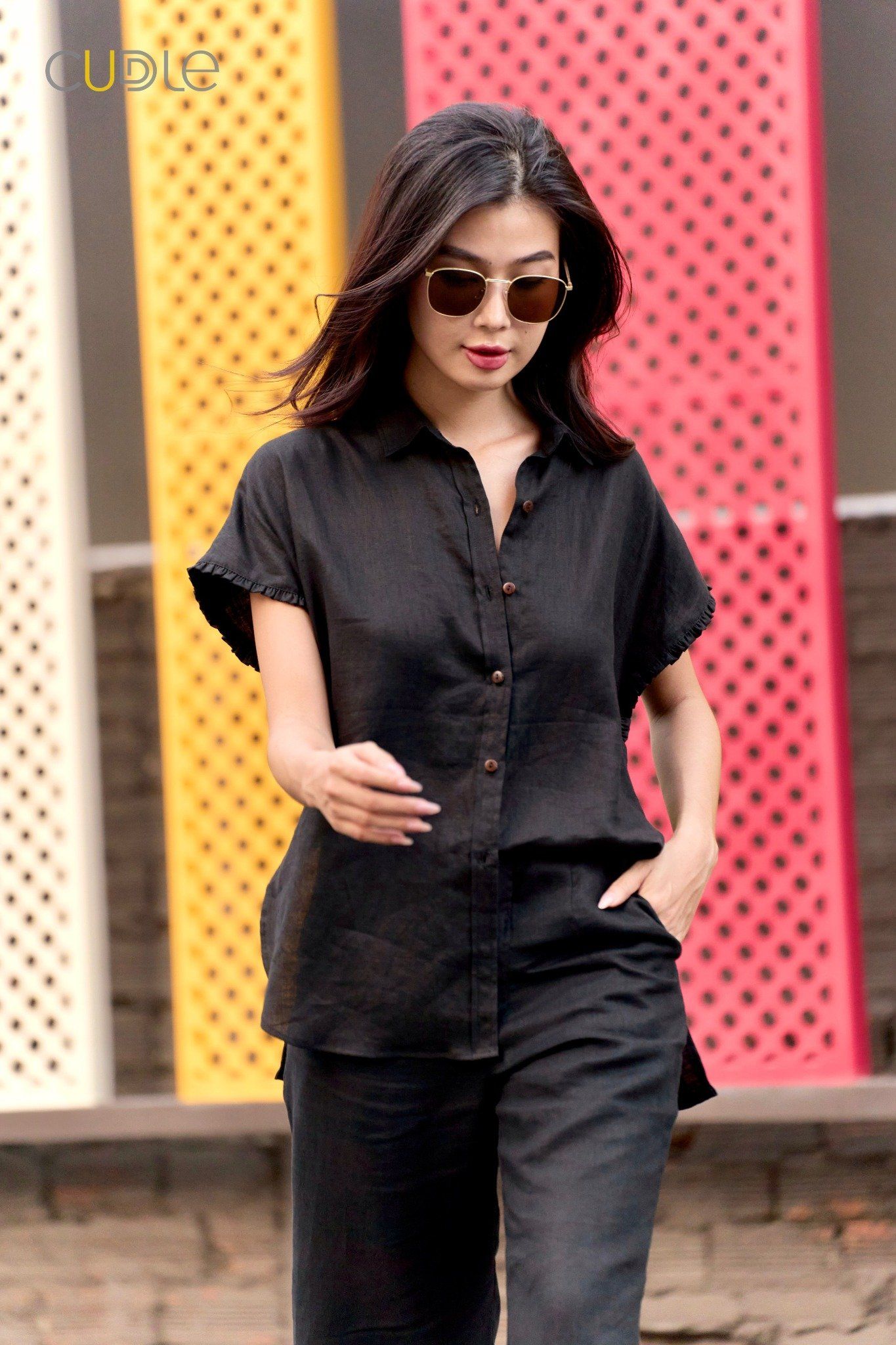 Ruffle shirt