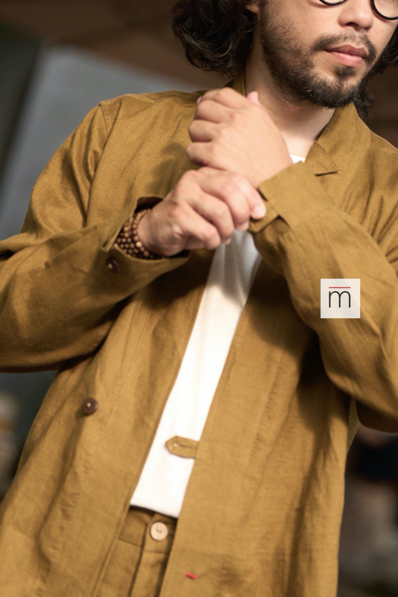 (Men) Shirt coat