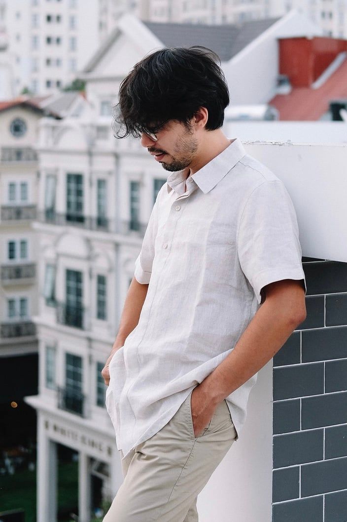 (Men) Basic SS Shirt - S005
