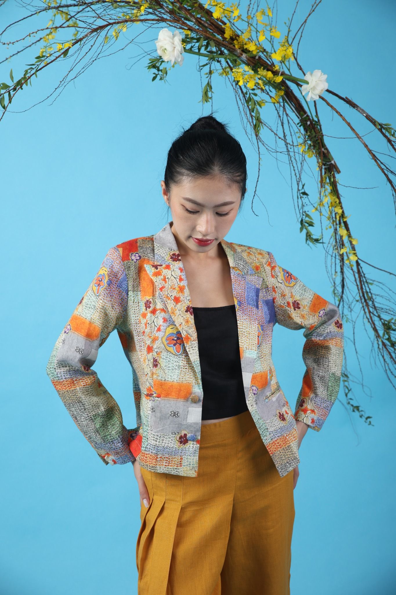 Floral Blazer