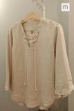(ED) V-neck LS Shirt - L010