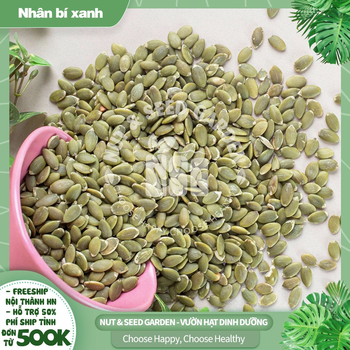 Nhân bí xanh