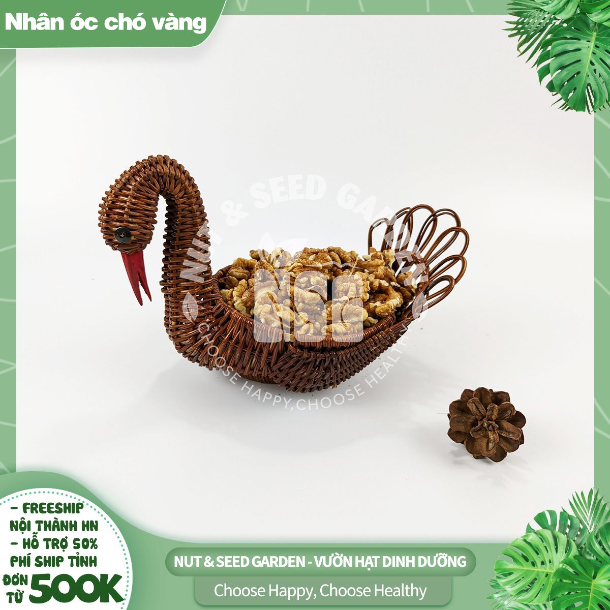 Nhân óc chó vàng