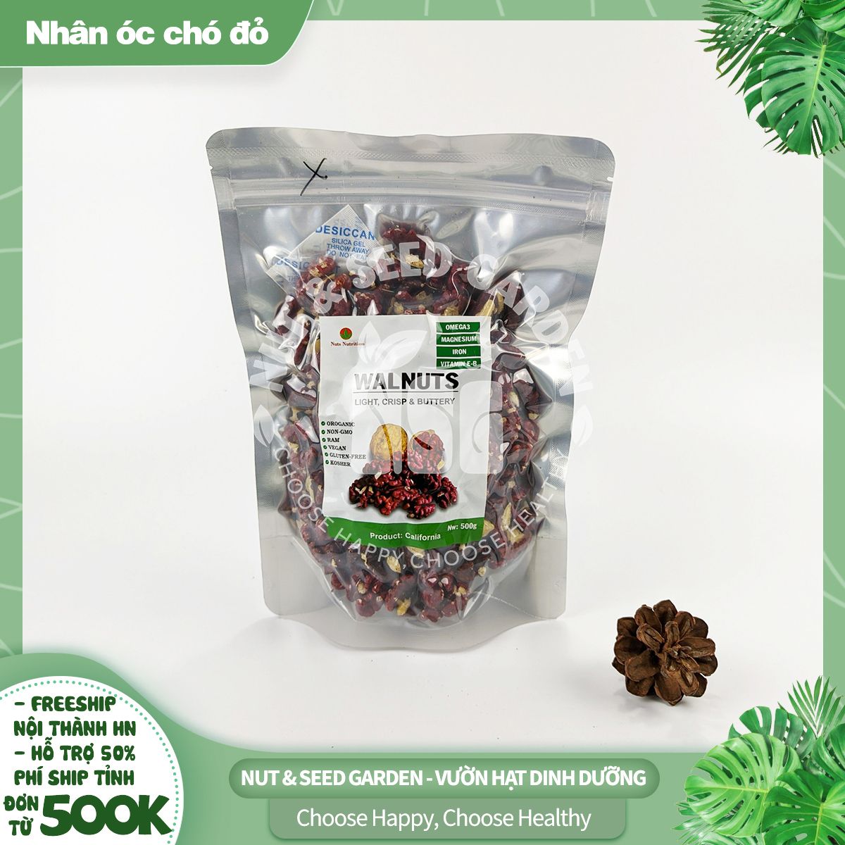 Nhân óc chó đỏ