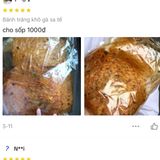  Bánh tráng sa tế khô gà Gói 500g 