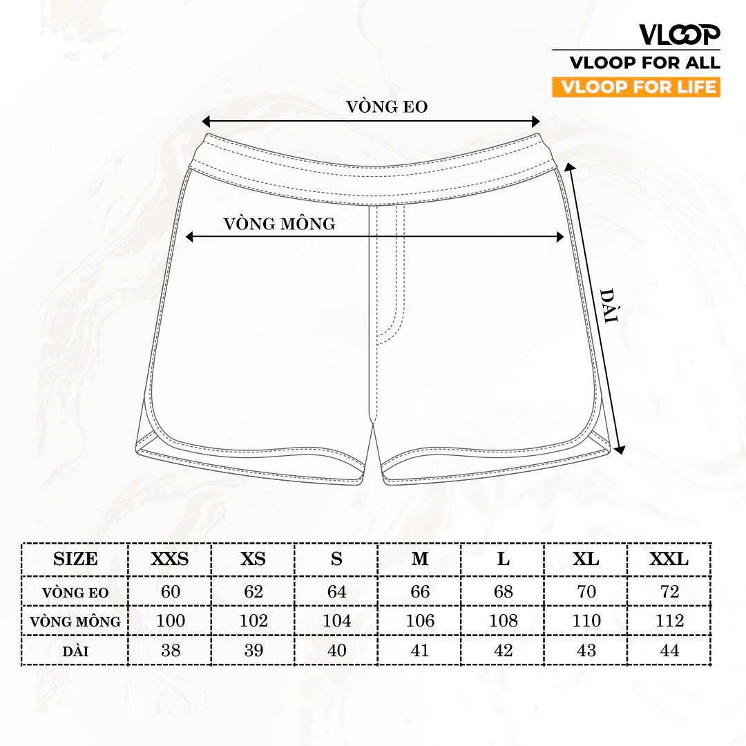 Quần thể thao VLOOP chất thun lạnh 4 chiều co giãn thoải mái màu đen
