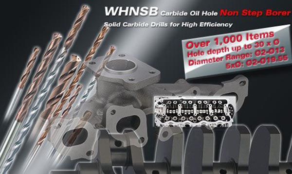  Carbide Oil Hole Non-Step Borer WHNS 