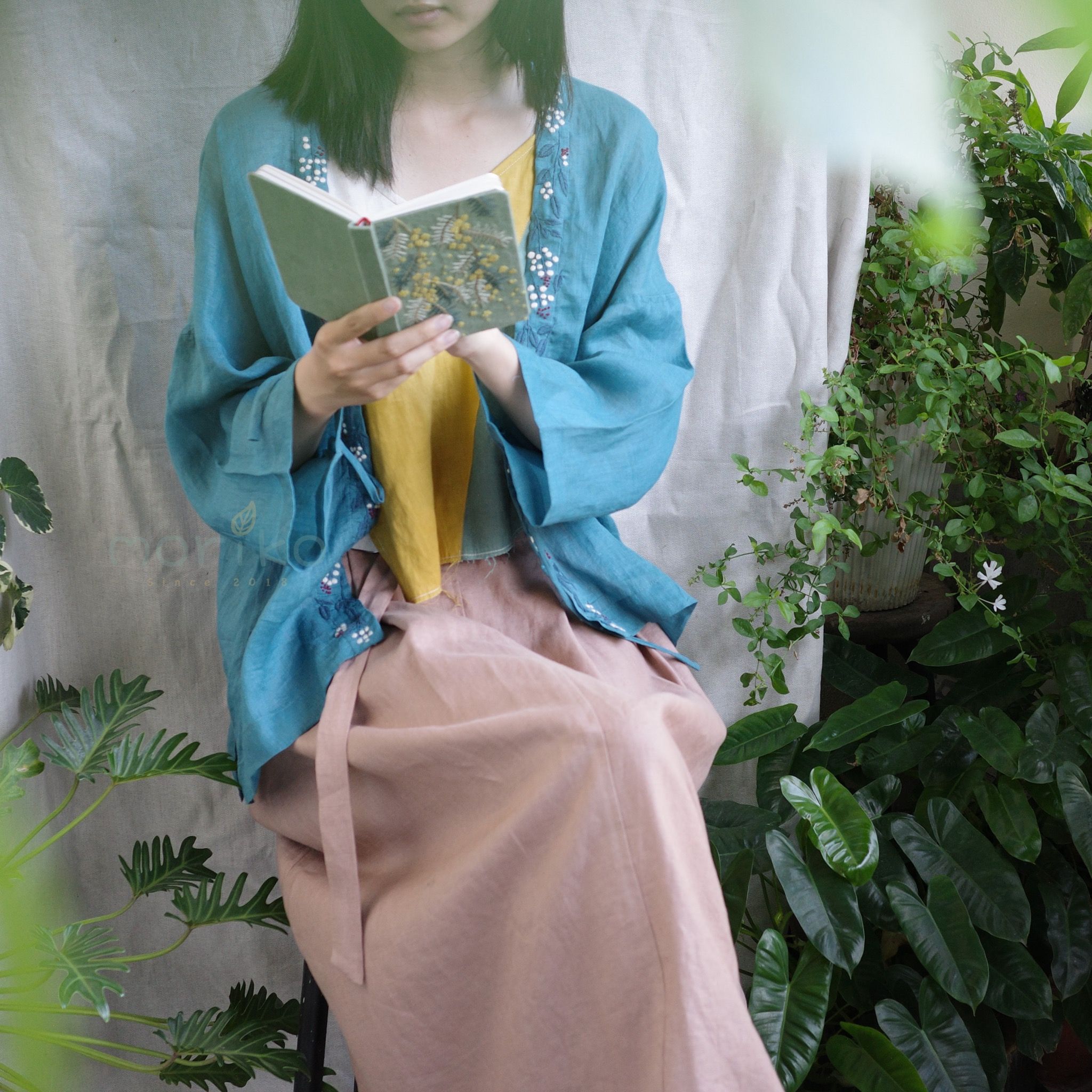 Áo khoác Haori Linen Tơ