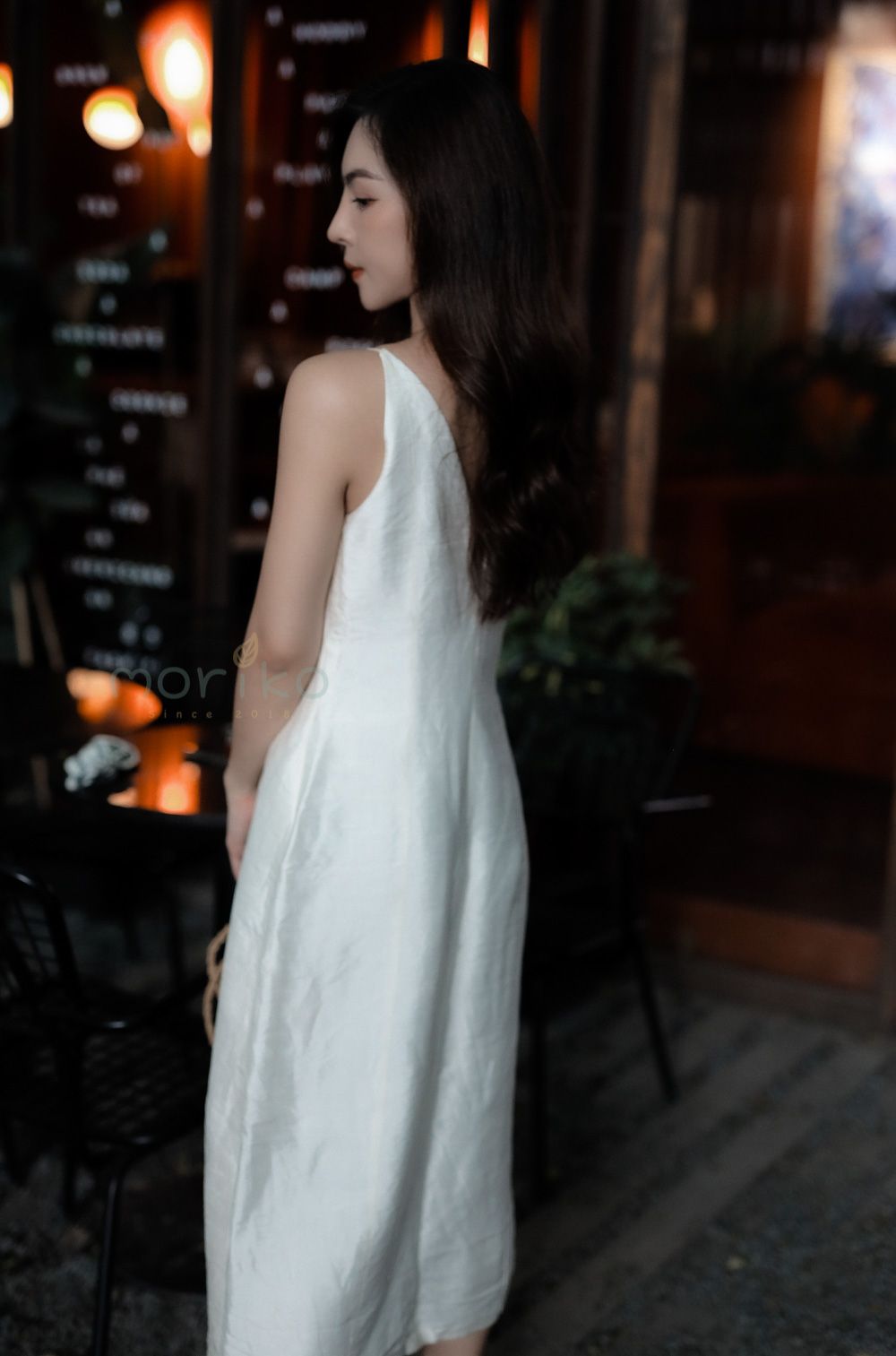 Đầm hai dây Tơ tằm