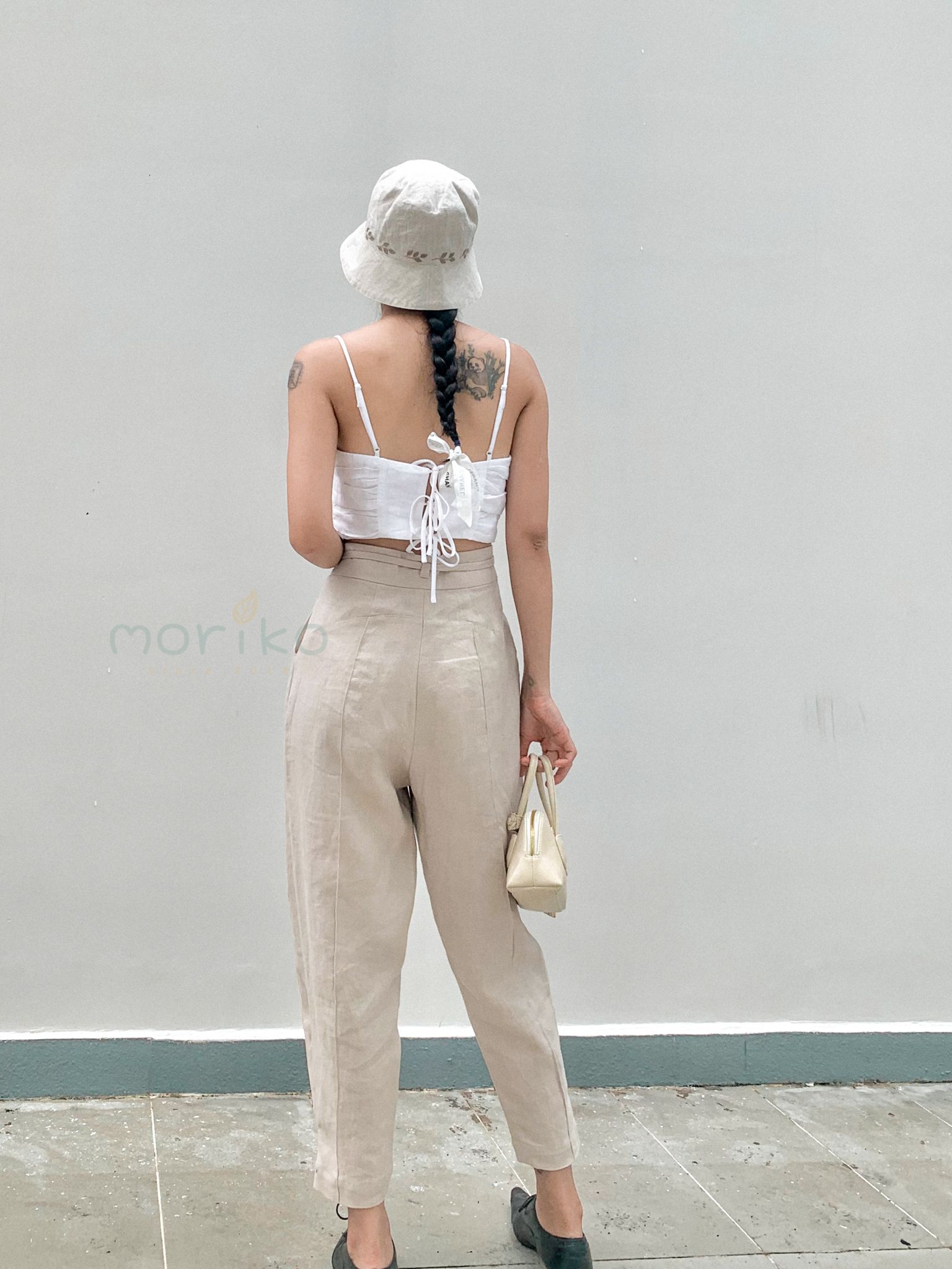 Quần Linen Beggy Thắt dây