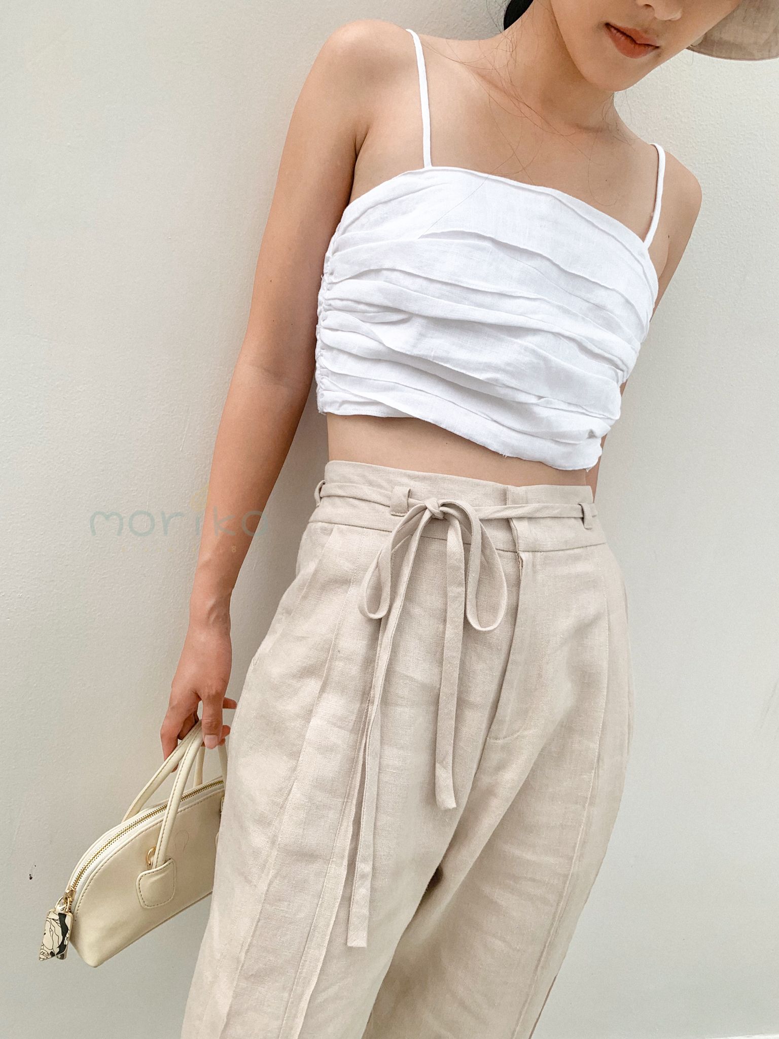 Quần Linen Beggy Thắt dây