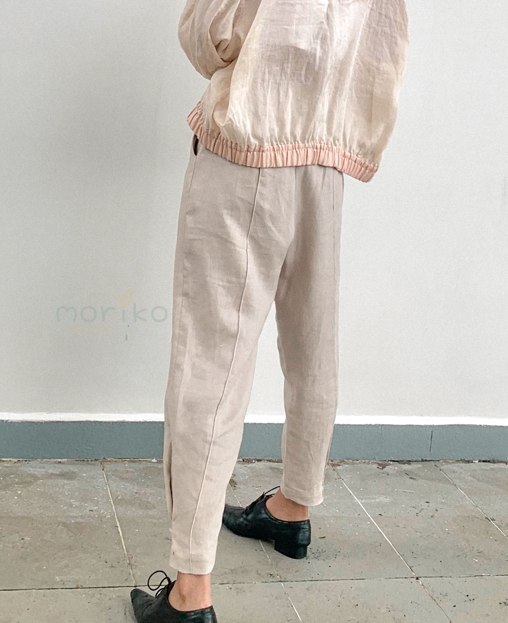 Quần Linen Beggy Thắt dây