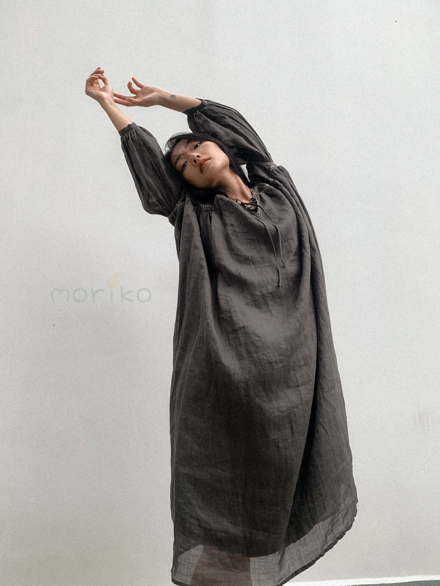 Đầm Babydoll Linen tơ.