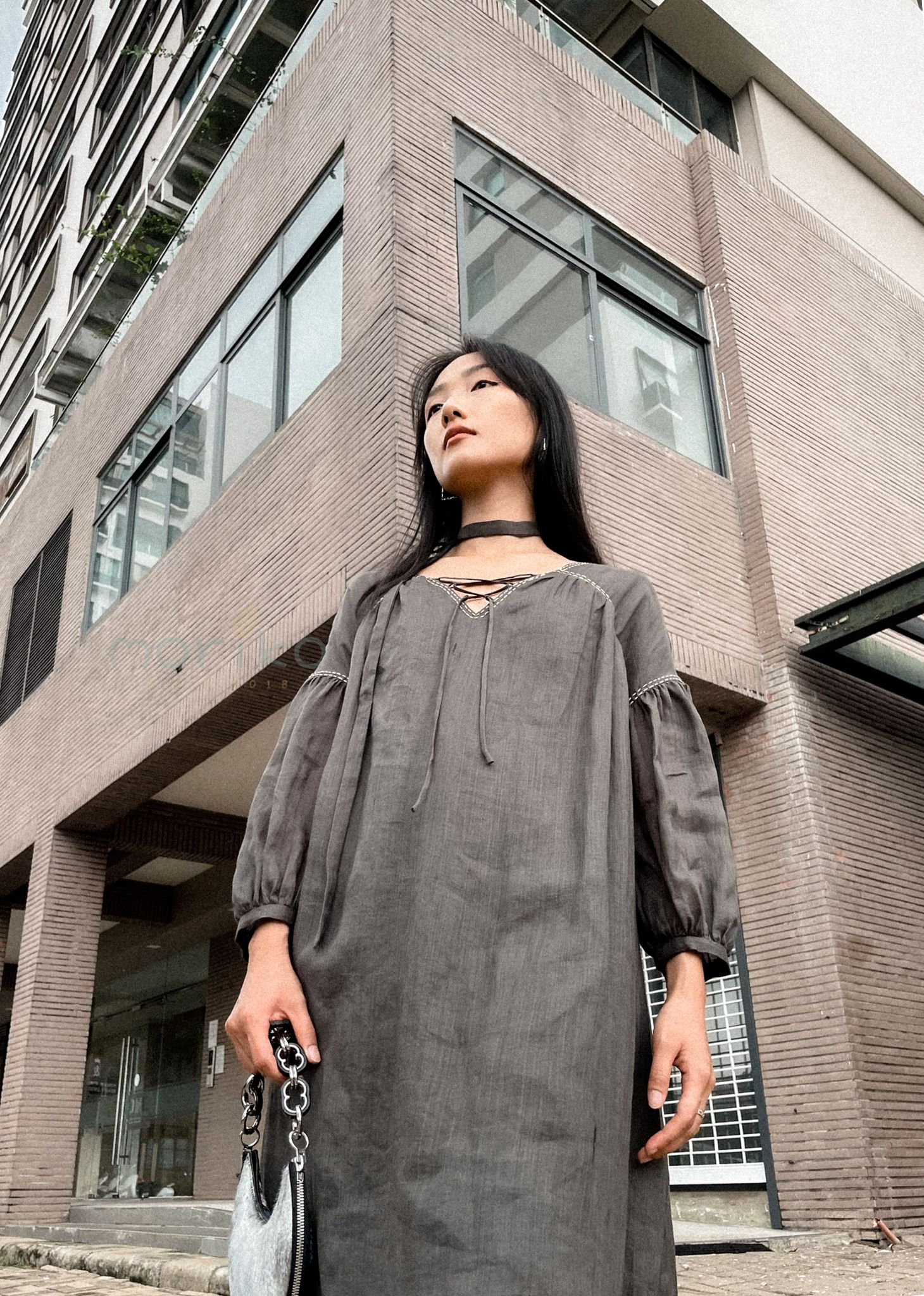 Đầm Babydoll Linen tơ.