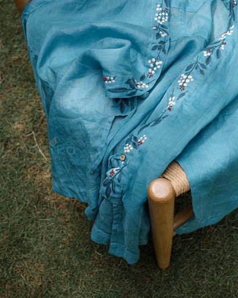 Áo khoác Haori Linen Tơ