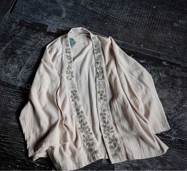Áo khoác Haori Linen Tơ