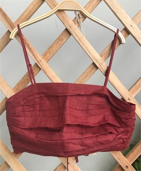 Áo hai dây croptop